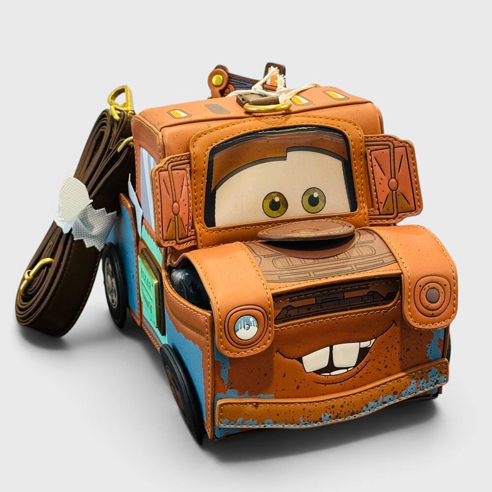 IN HAND Loungefly Disney Pixar Cars 20th Anniversary Mater Crossbody NWT